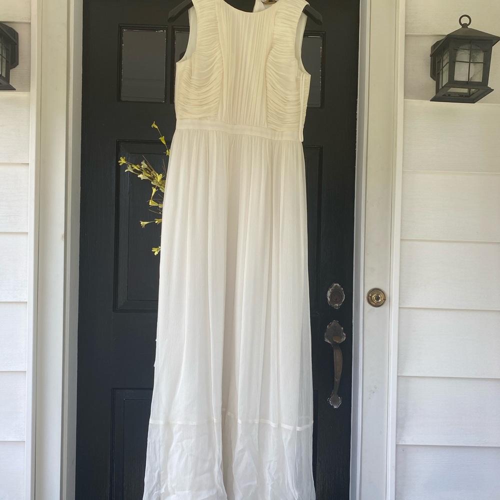 Cynthia Steffe Long cream dress